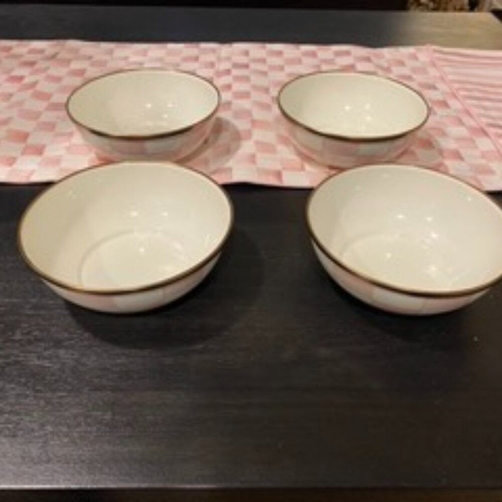 Mackenzie-Childs Rosy Check Set